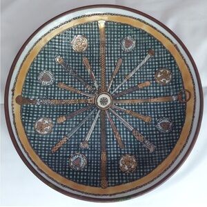 Vtg. Asian Decorated China TOYO 7.5" Very Old Antique Dish Rare. VG Condition.